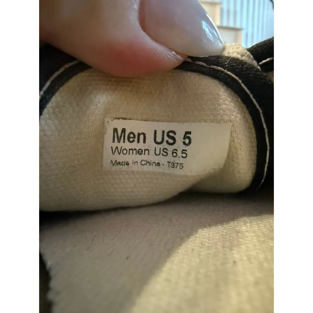 Vans Black & Gray Canvas Sneakers Women’s 6.5 / Men’s 5 - Image 6