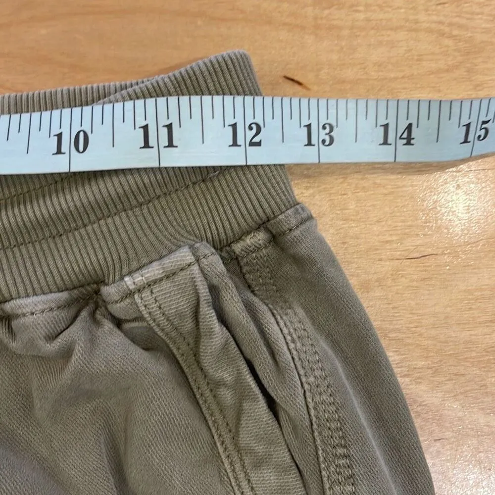 Faherty Traveler Pant Dark Olive Drawstring Womens Size XS MSRP $148 - Image 9