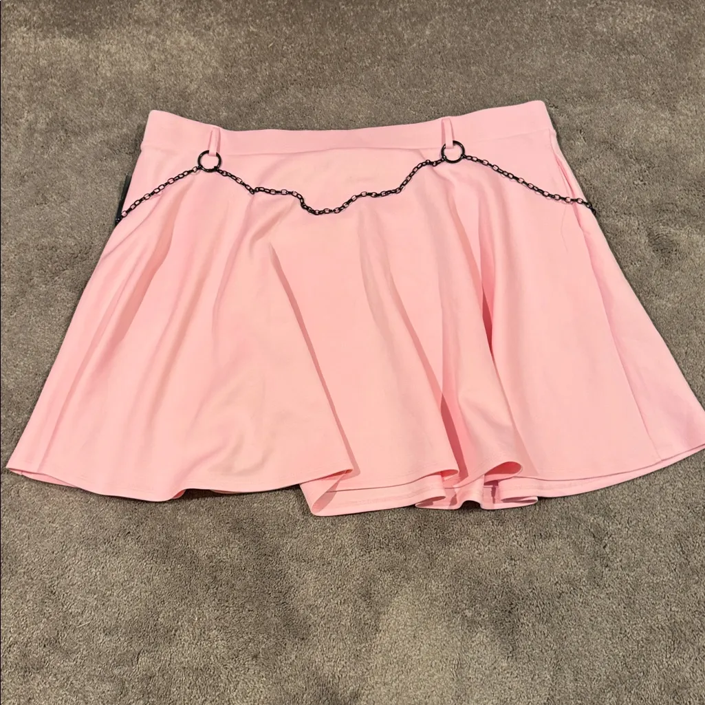 Hot Topic Pastel Pink O-Chain Skirt SIZE 4 - Image 6