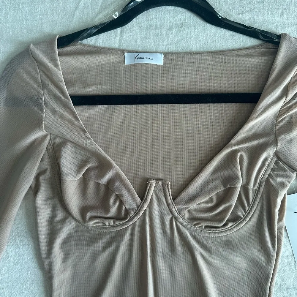 Kenia LEA Co Nia Dress Tan - Image 5