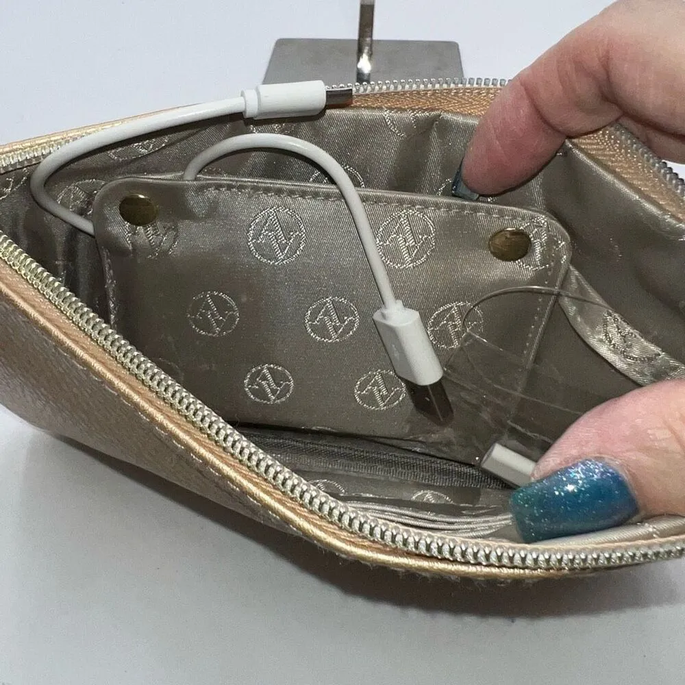 Adrienne Vittadini Charging Zip Around Wristlet - Image 9