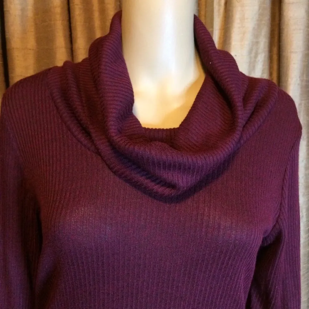 Active USA of Los Angeles Ribbed Knit Cowlneck Top - Image 4