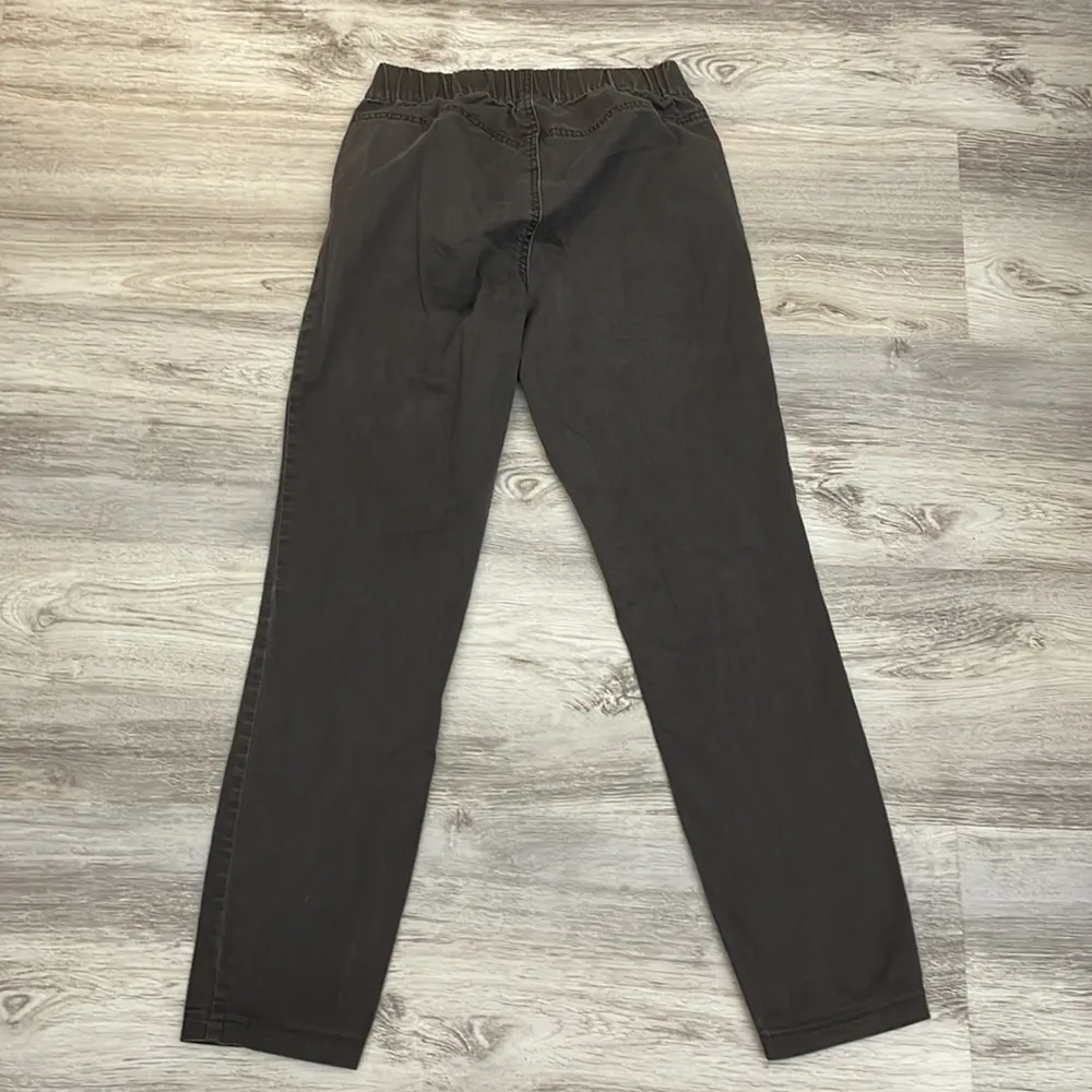 Espirit Chocolate Brown Pull On Elastic Waist Pants Size 2 - Image 4