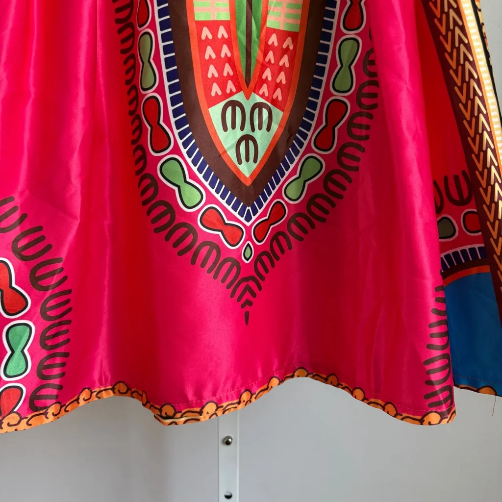 Boho fairy sz S pink high‎ waisted flare skirt Size M - Image 3