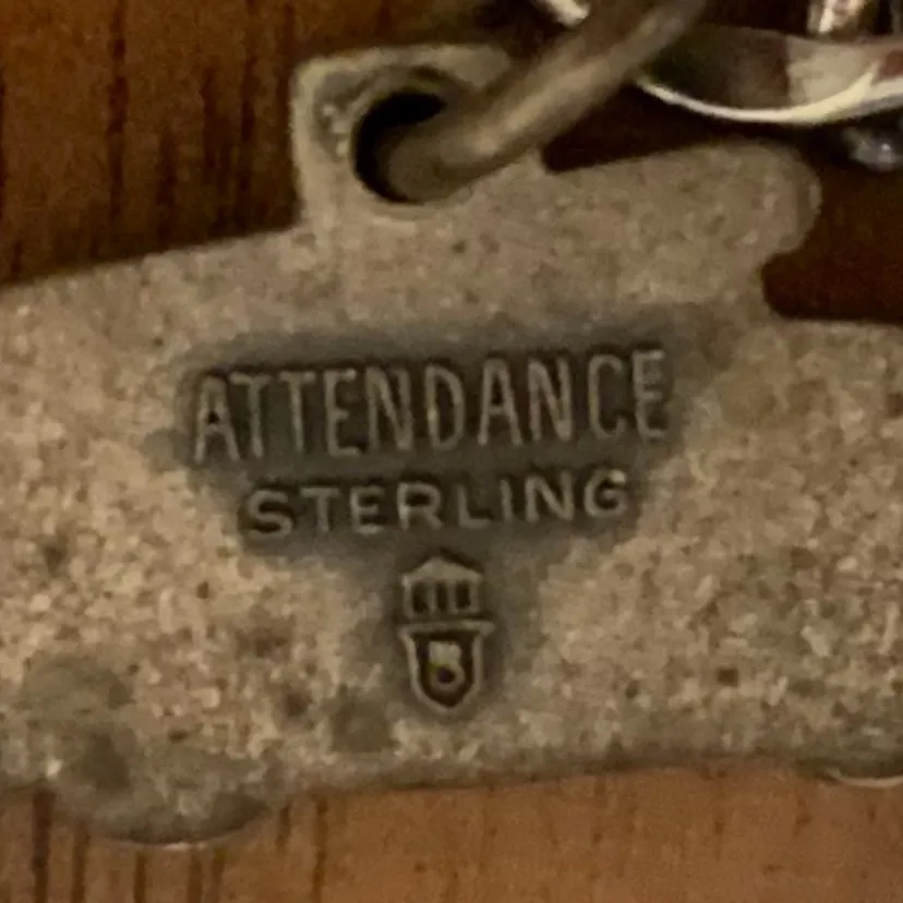 Vintage attendance sterling bracelet - Image 7