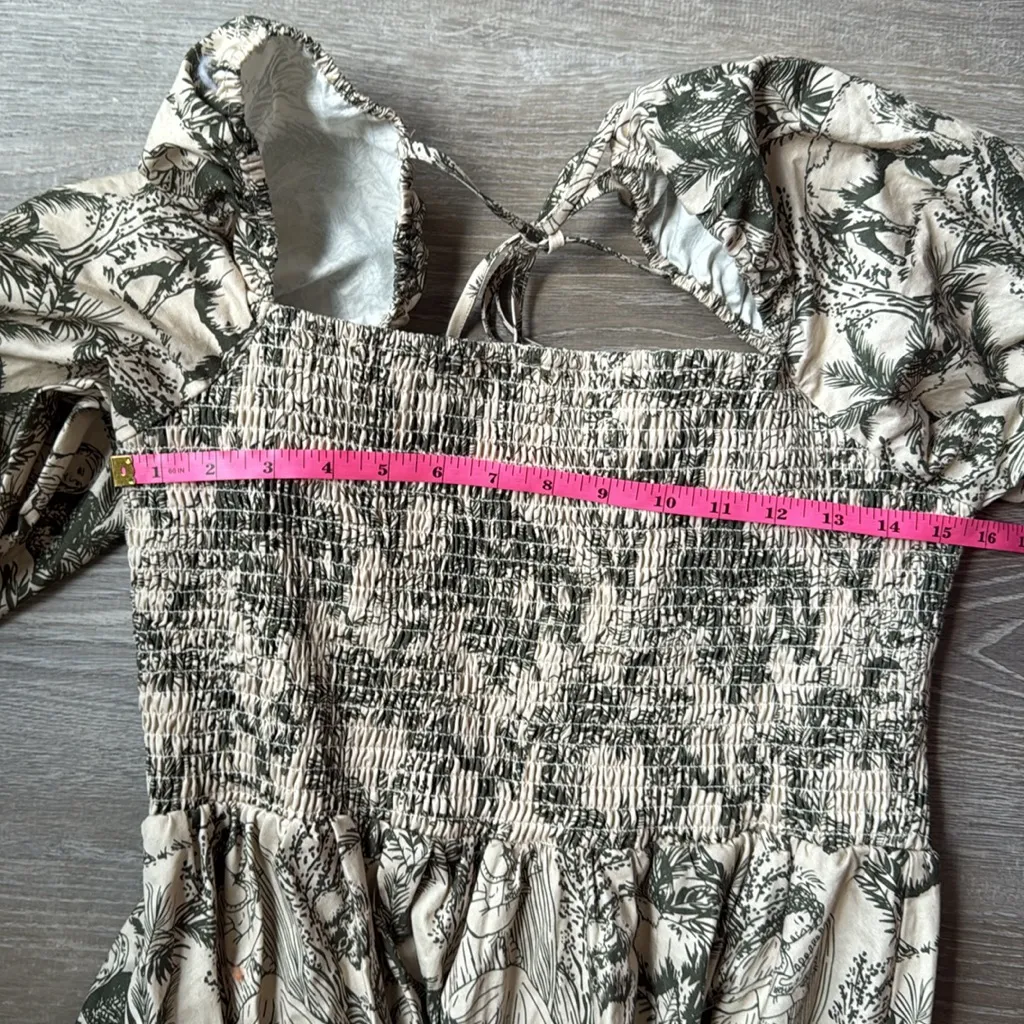 PARAISO BY STACY OLIVE GREEN PSALMS 92 DRESS LARGE - Image 11