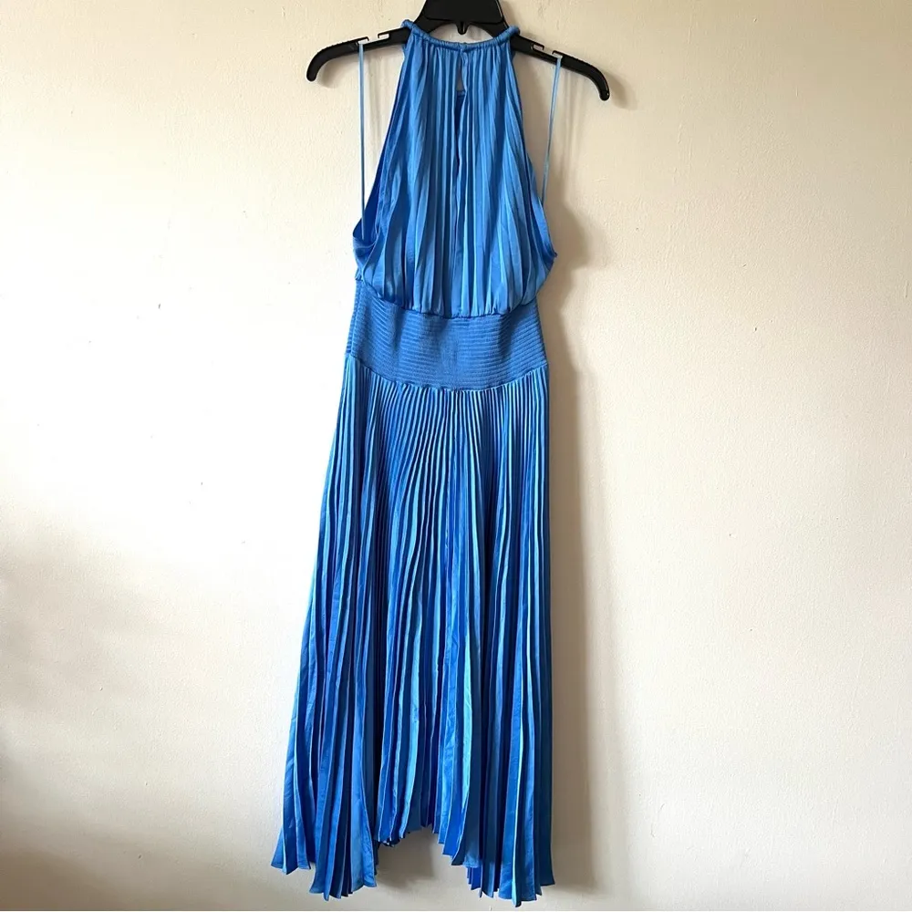 A.L.C. renzo II sky blue pleated dress size 8 C5 - Image 7