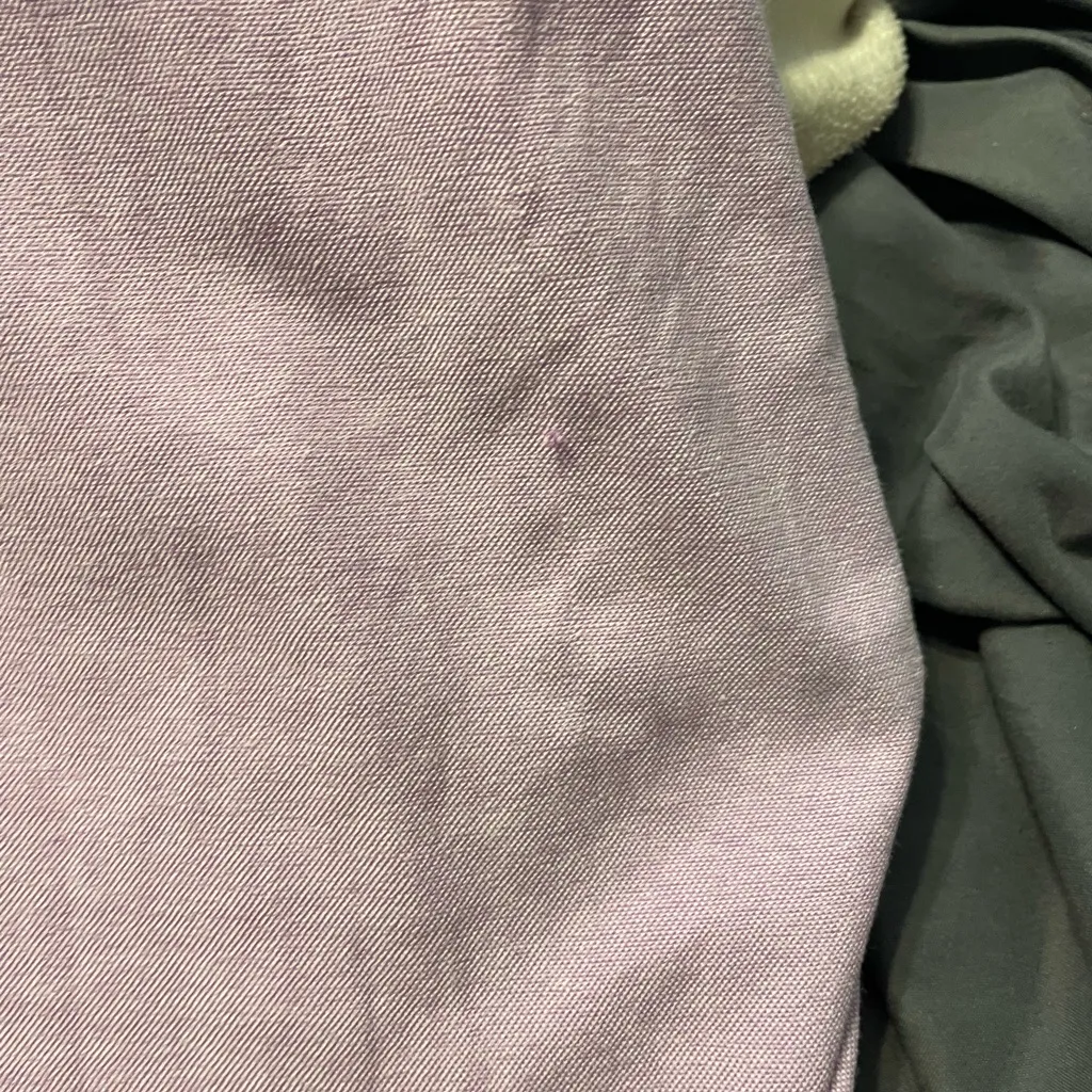 Pomander Place Tuckernuck Oxford Harris Lilac Shirt Dress XS Purple - Image 6