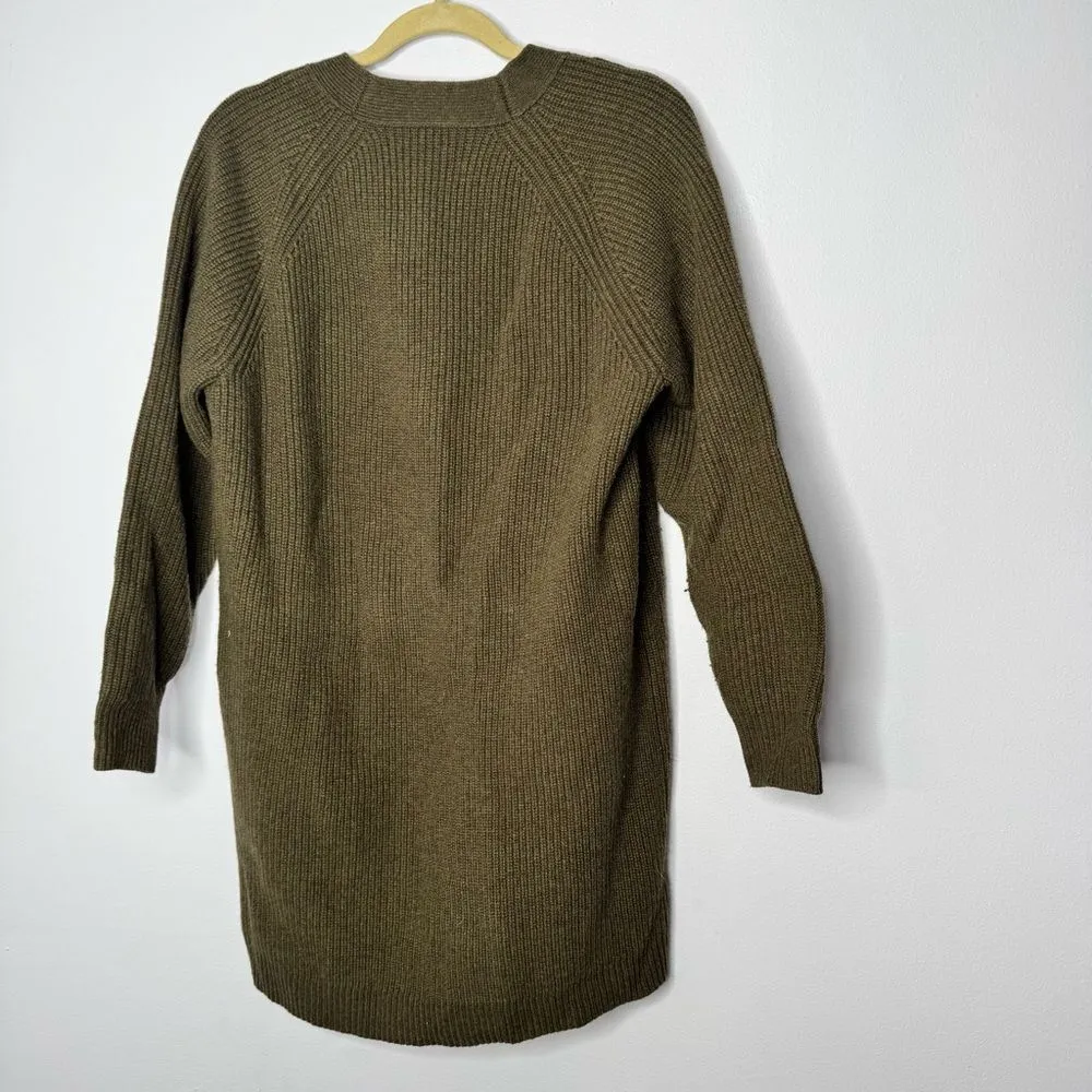 Madewell Henley Sweater Dress size medium - Image 7