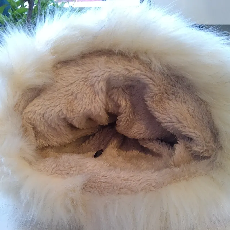 Chic Gray and Cream Pom - Image 5