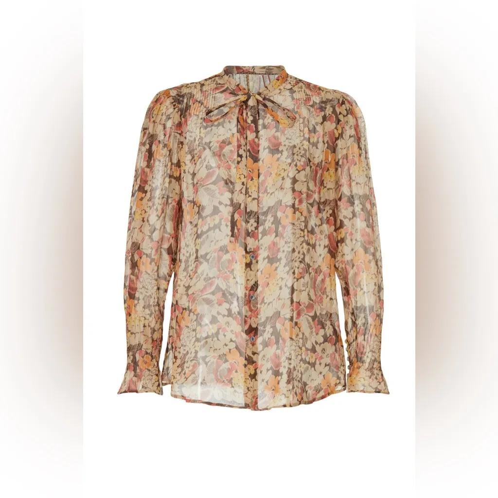 Polo Ralph Lauren Brown Floral Blouse - Image 12