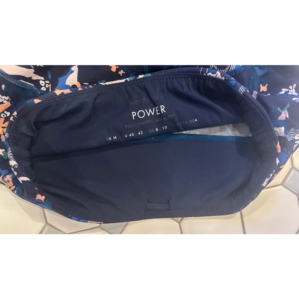 Sweaty Betty Sz 8-10 Abstract Floral Full Length Leggings - Image 11