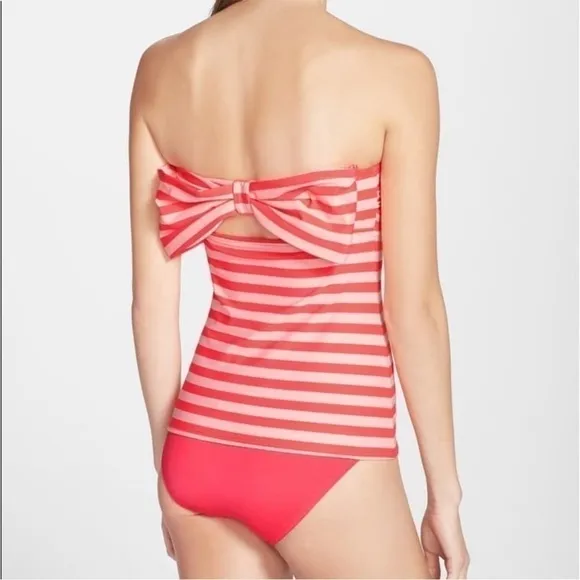 NWT Kate Spade Georgica Beach Stripes Bandeau Tankini Top Size XS - Image 2