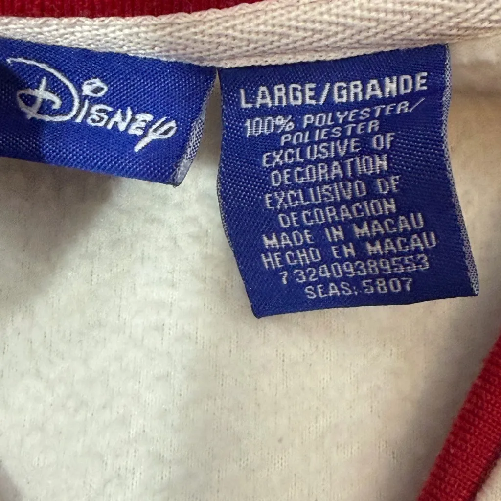 Vintage 1990s Winnie The Pooh Disney V Neck Sweatshirt Large - Image 3