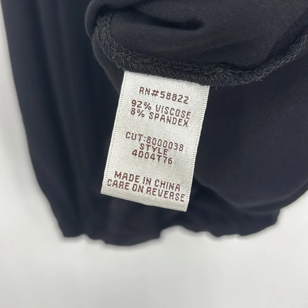 Max Studio Halter Cross Front Tank Top Women’s Size Small in Black - Image 6