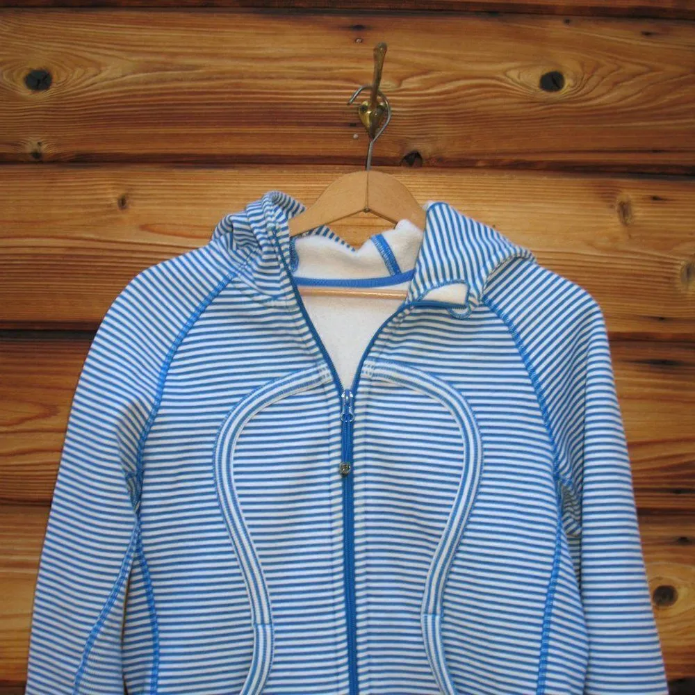 Lululemon  Striped Scuba Hoodie Jacket - Image 4