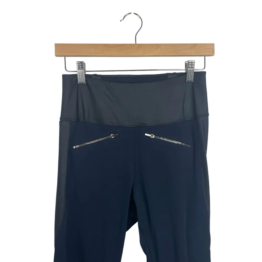 Aday Throw It Higher Technical Silk Pocket Leggings in Navy/Black Size S - Image 13