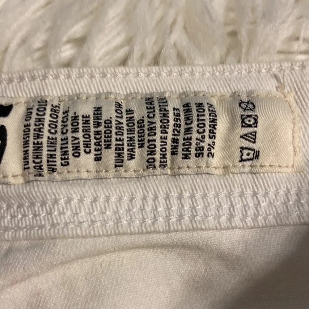 Indigo Rein Ankle White Jeans Pants size 15 R brand new with tags inseam 27” - Image 11