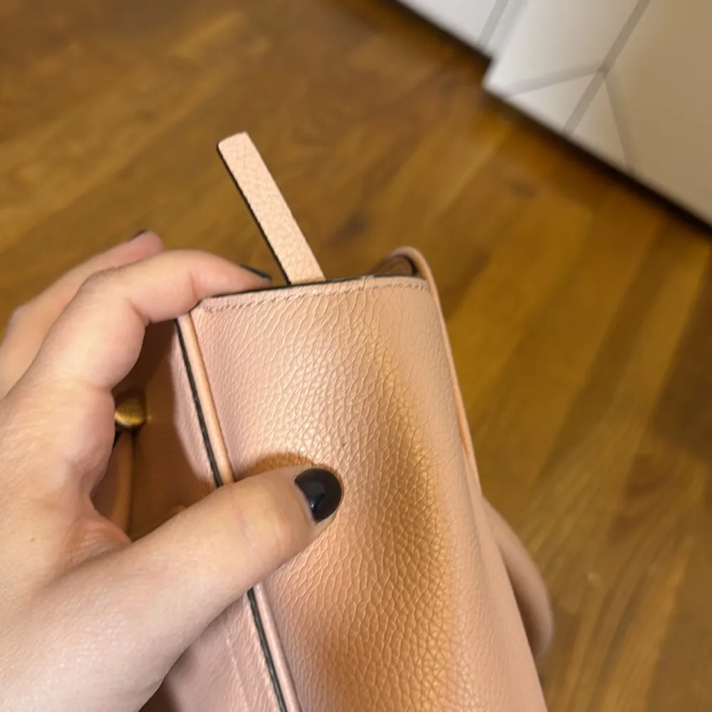 Kate Spade New York Small Allyn Chester Street Light Pink Leather Purse Satchel - Image 8