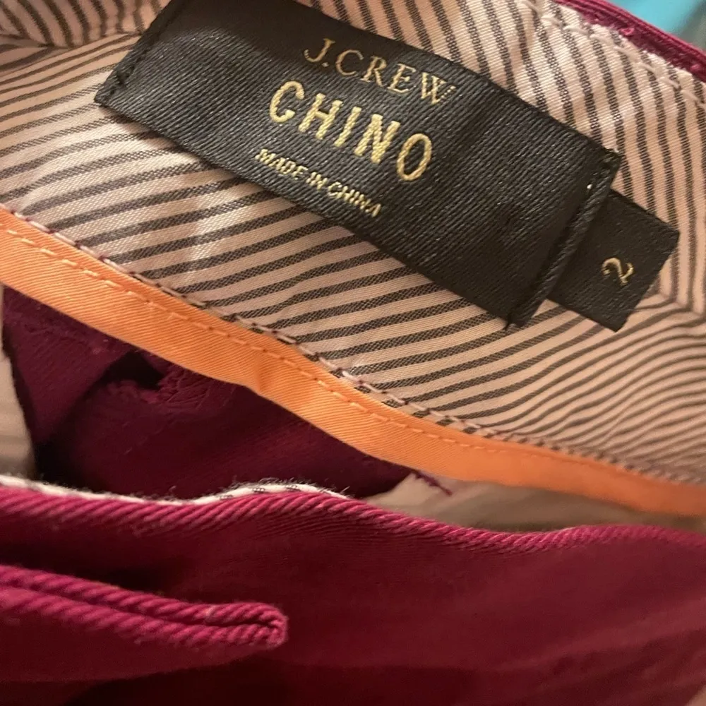 J.Crew  EGGPLANT BERMUDA CHINO SHORTS - Image 3