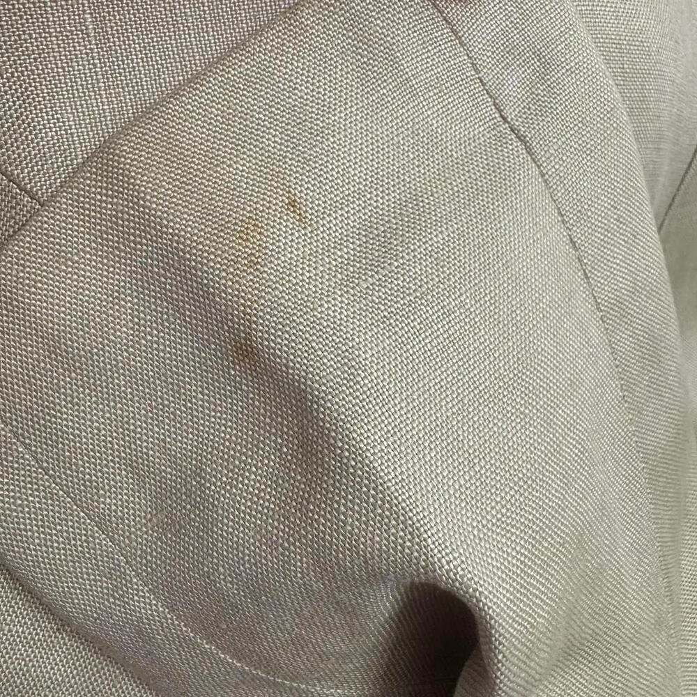 JoS A. Bank Women's 100% Linen Blazer Size 4 - Image 8