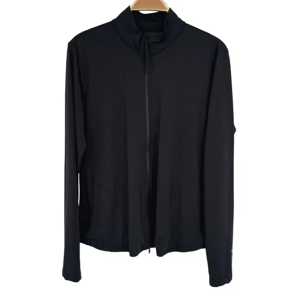 Carve Designs Lake Sunshirt‎ Size XL Black Full Zip Lightweight Quick Dry UPF 50 - Image 4