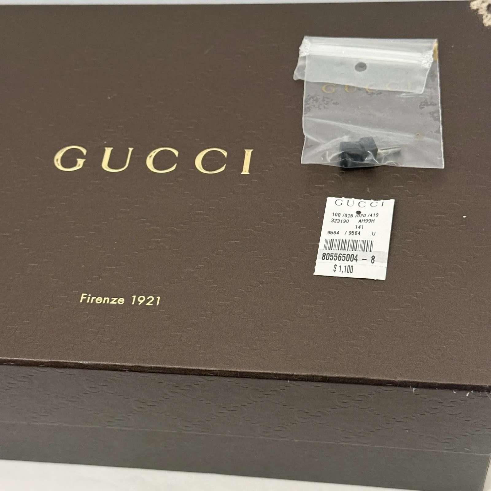 Gucci Gold Metallic Leather Cara High Heel Strappy Sandals Women's Size EU 38 - Image 11