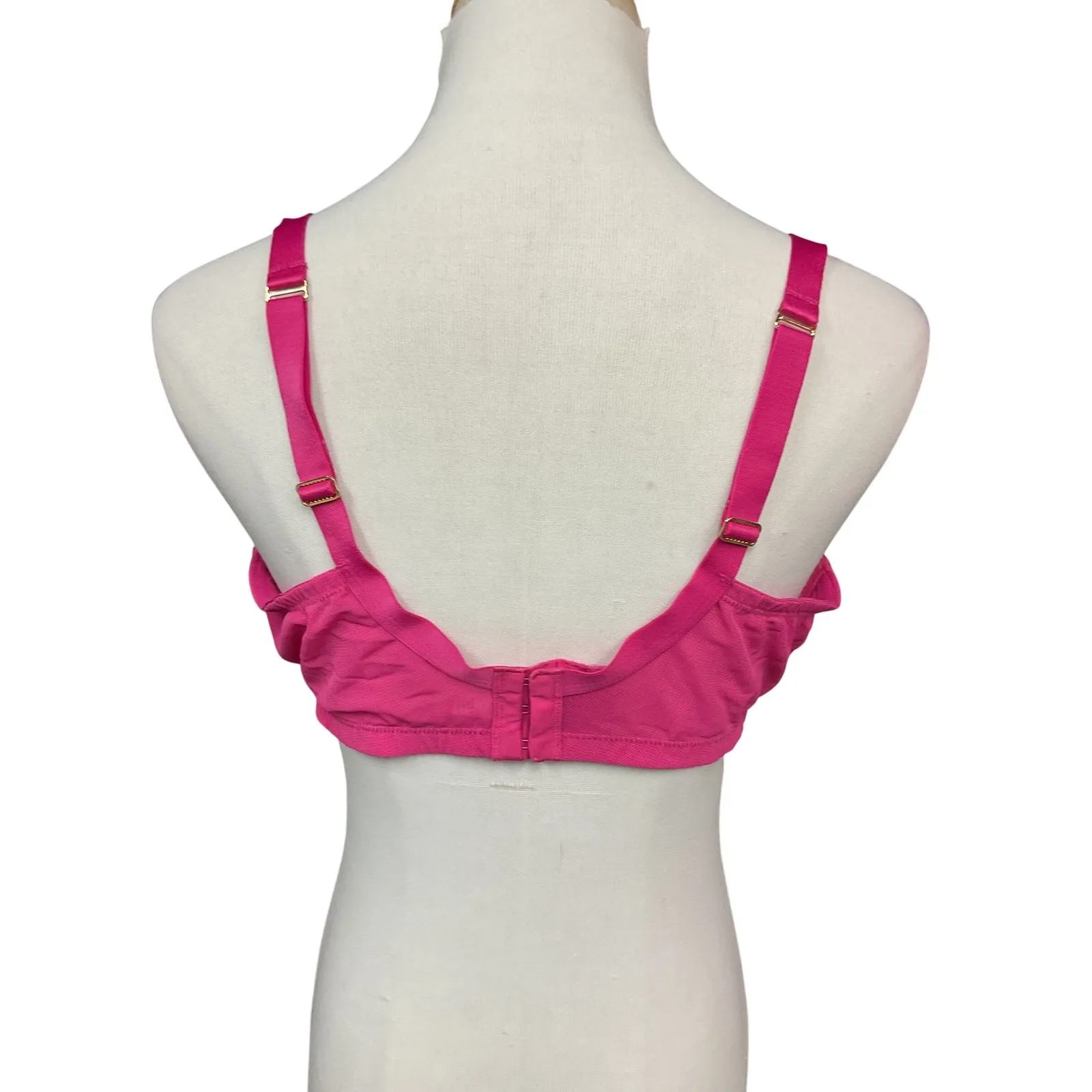 Cacique Women's Print Lightly Lined French Balconette Bra Floral Fantasy Sz 40DD - Image 3