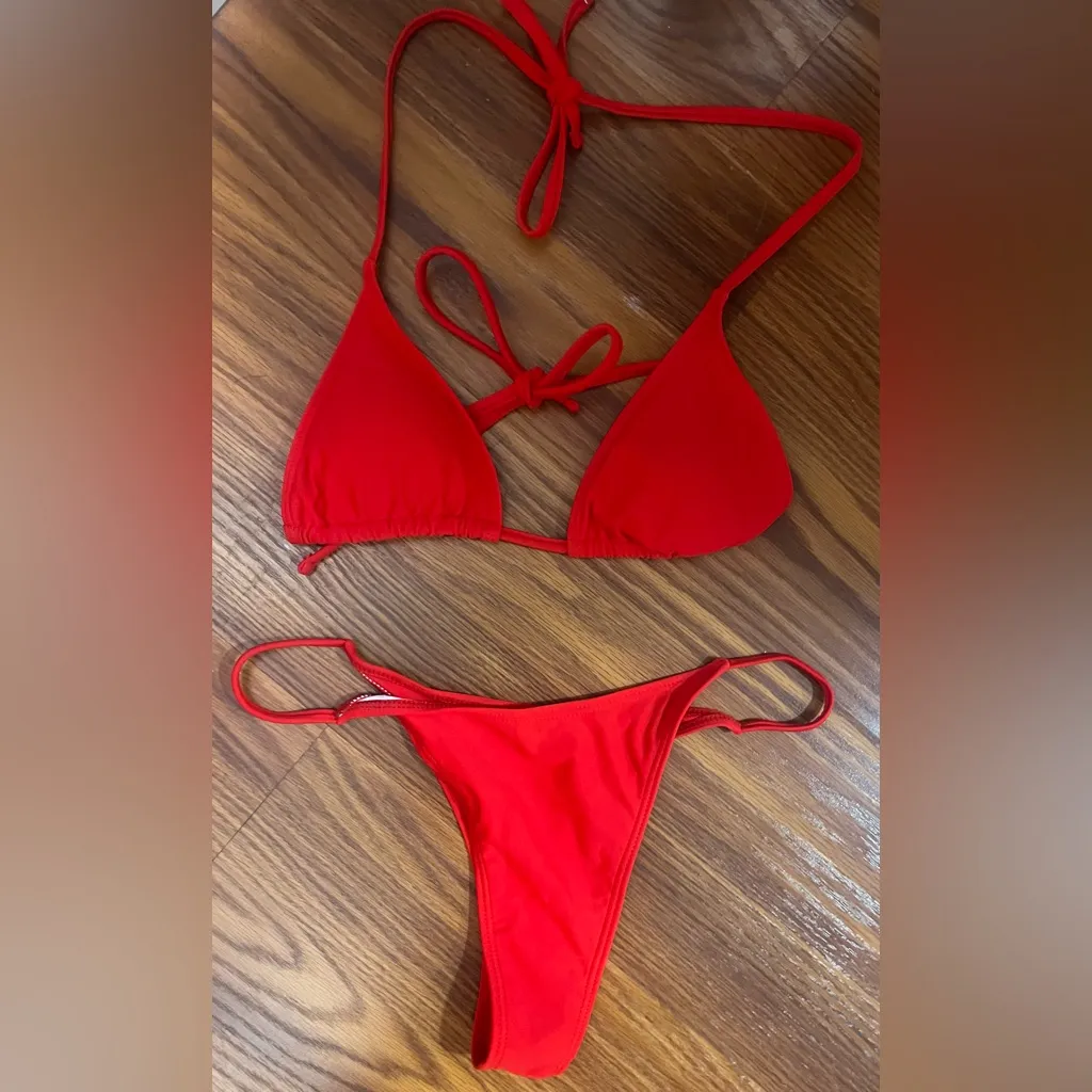 3 piece beach set Red Size M - Image 3