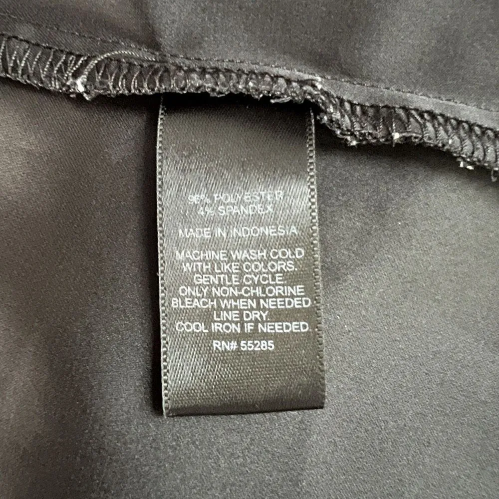 Express Shirt Women Small Black Office Casual Versatile Neutral Basic Minimalist - Image 7