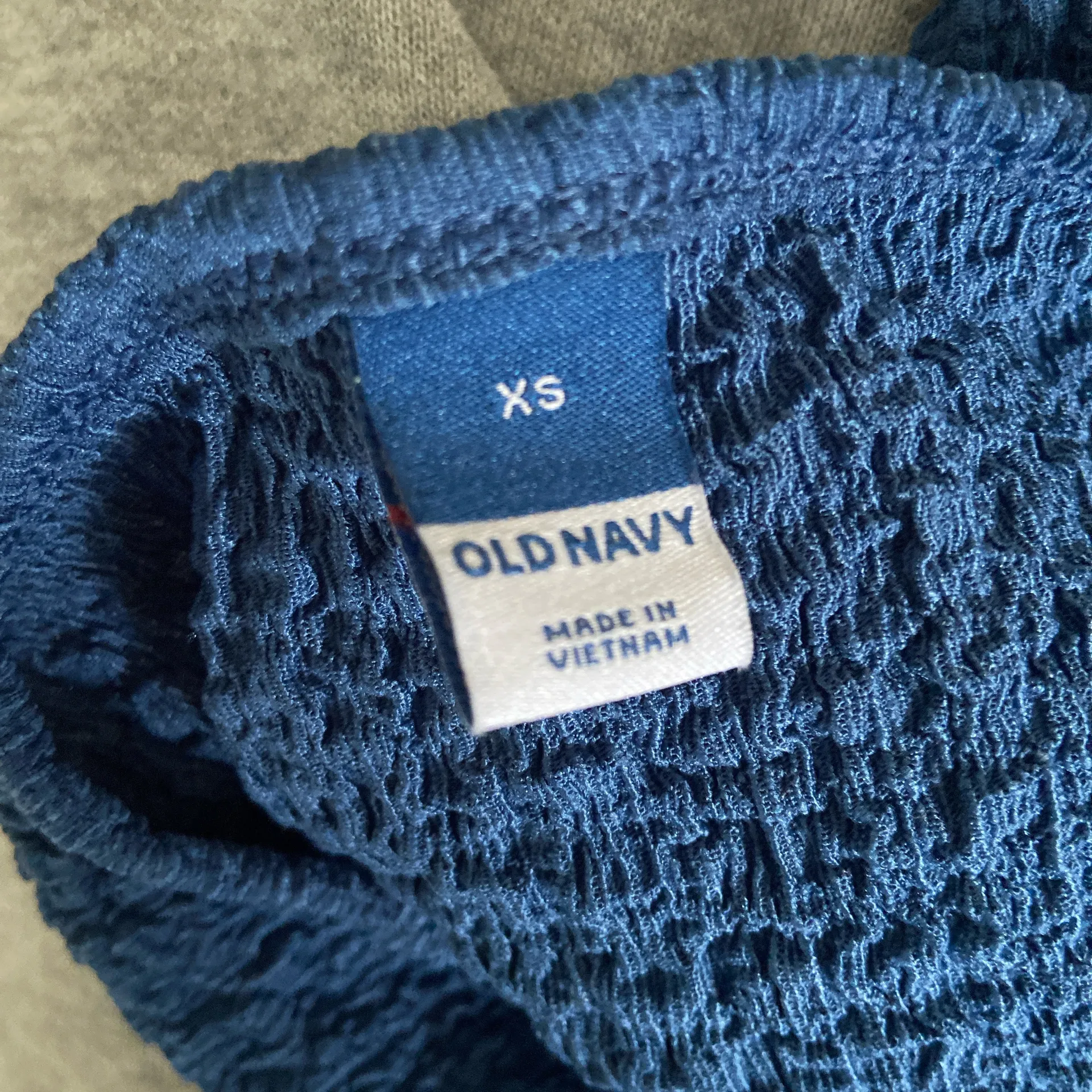 Blue Square Neck Top - Image 3