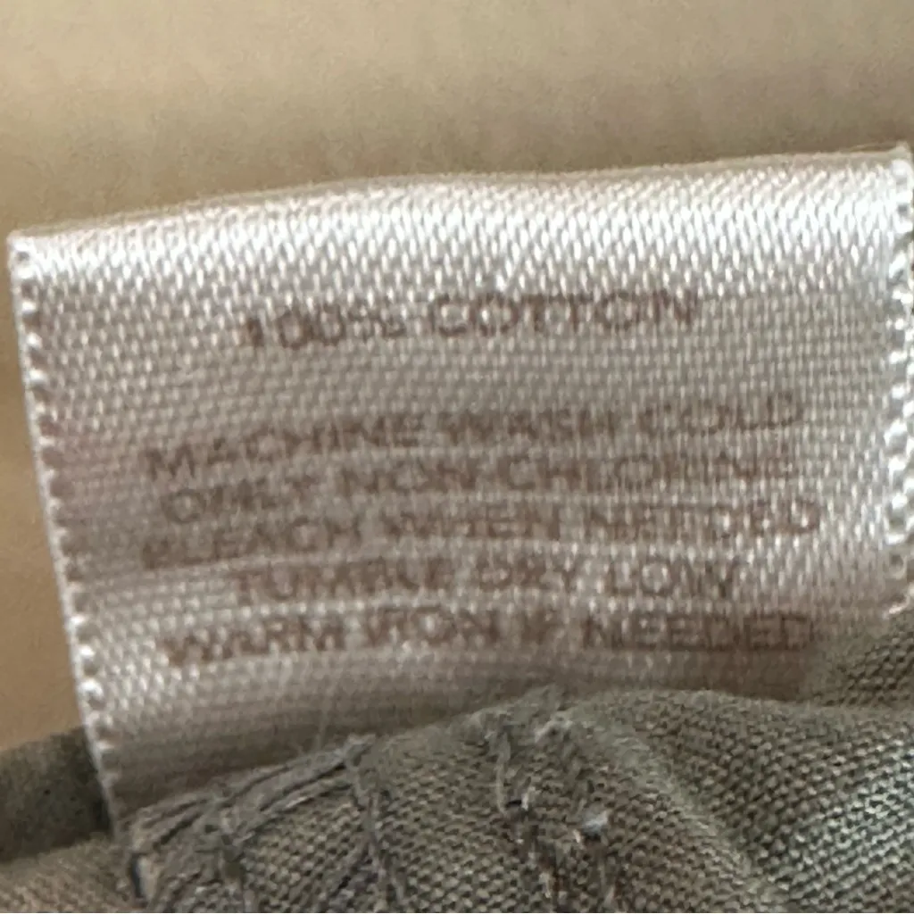 Loft Army Green Cropped Capri Pants with Tie Waist 14 - Image 6