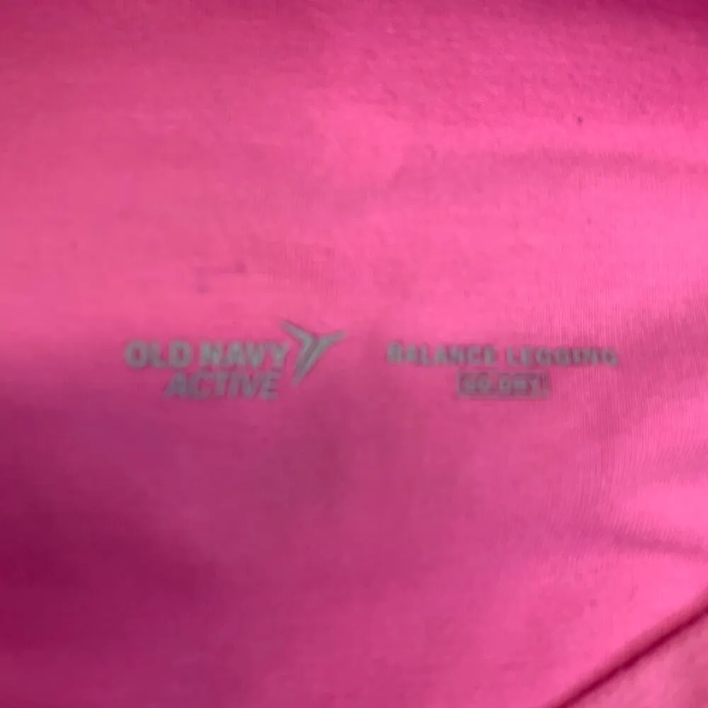 Old Navy Active Hot Pink Balance Legging Bike Shorts Sz Small - Image 4