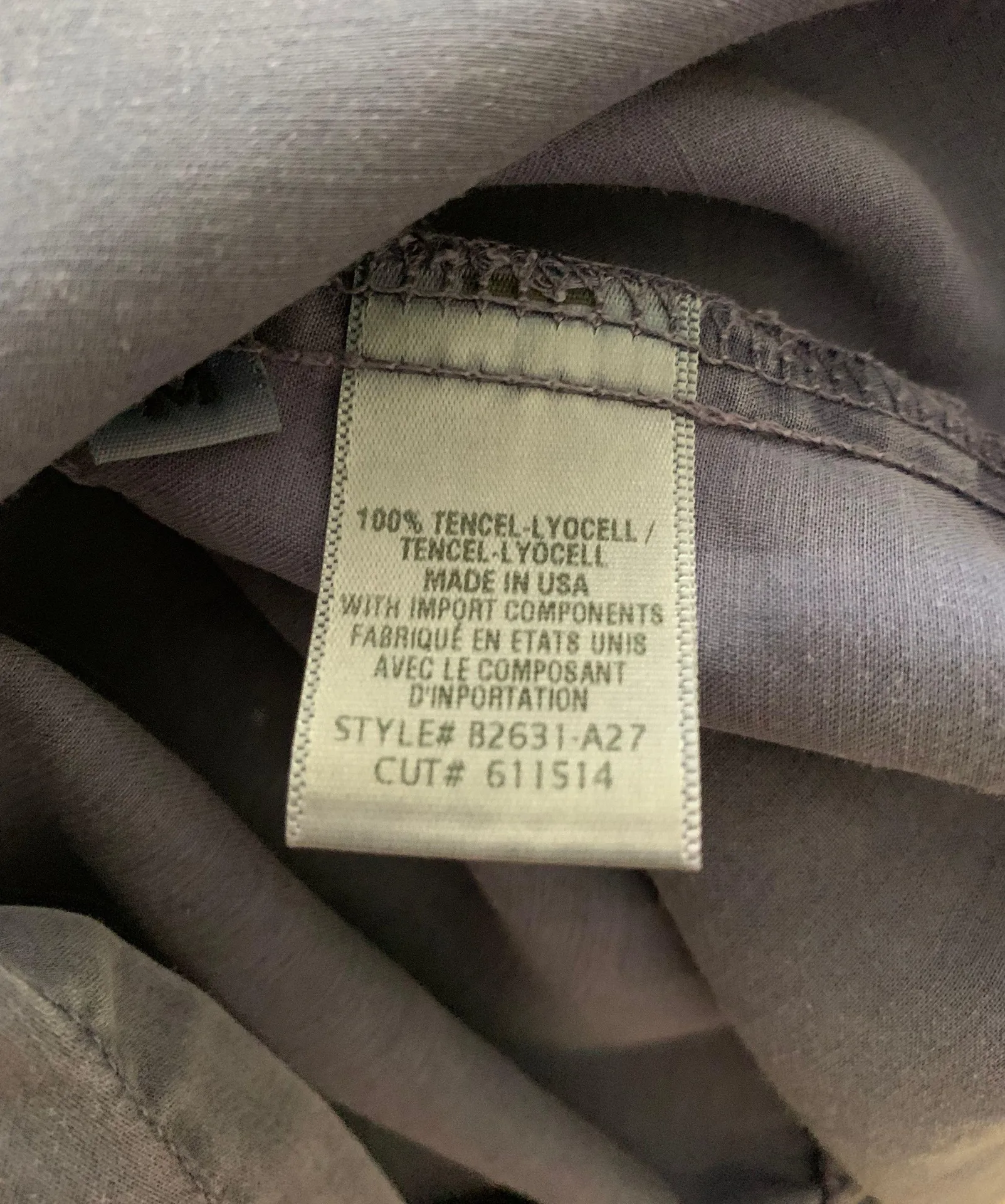 NWOT  Cloth & Stone Split-Back Button-down Lyocell Shirt - Image 12