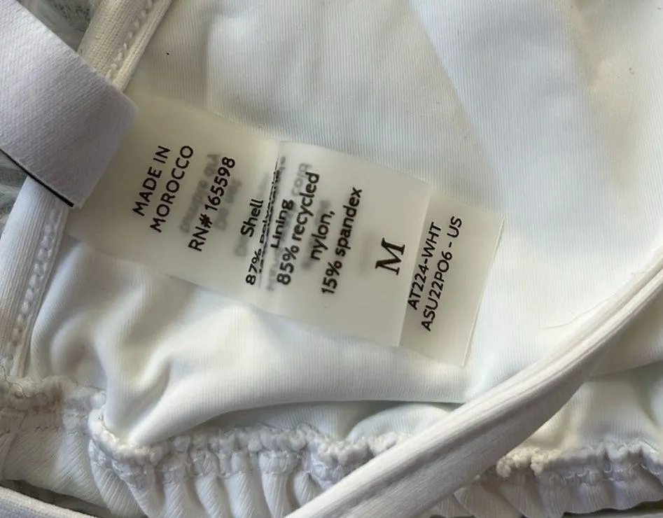 Andie Demi More Swim Cannes top in white size Medium - Image 9