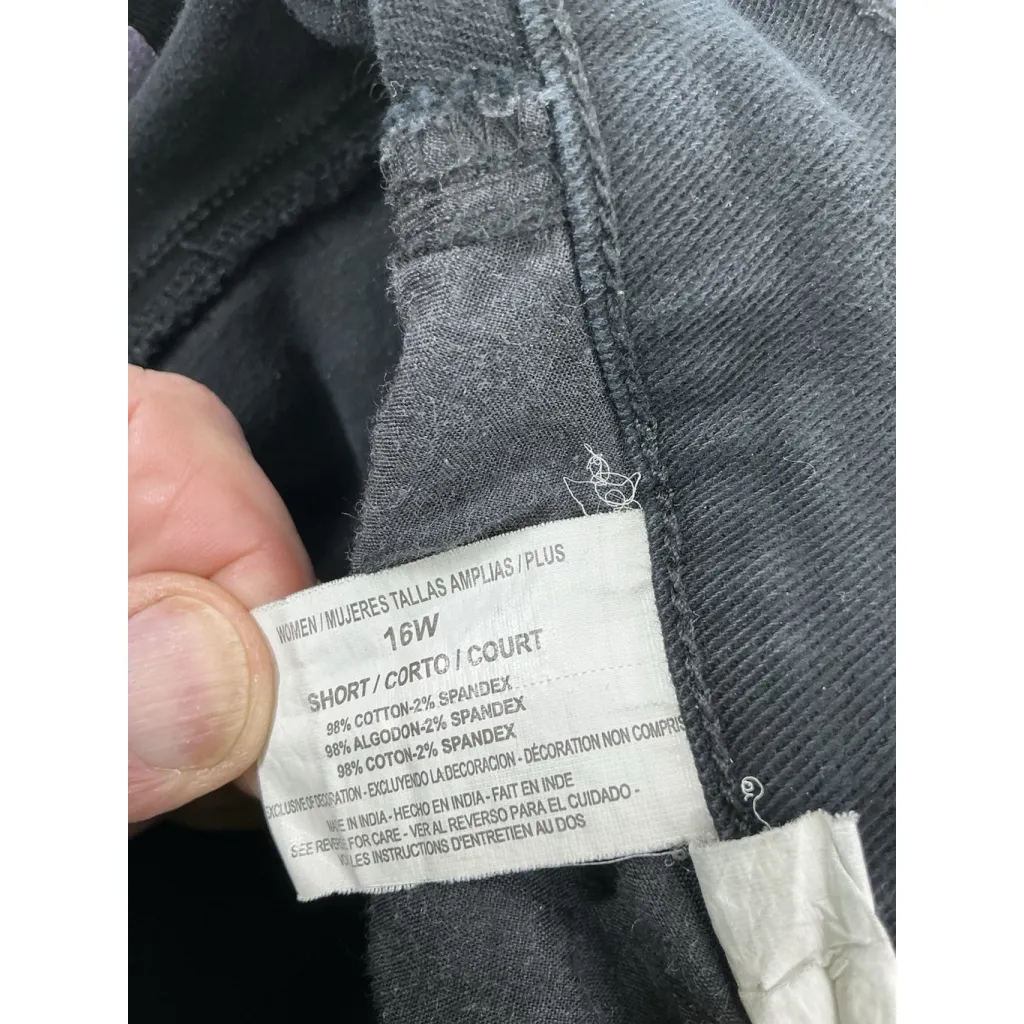 Womans Gloria Vanderbilt Amanda Black Jeans Size 16 W 0131/S-3 - Image 4