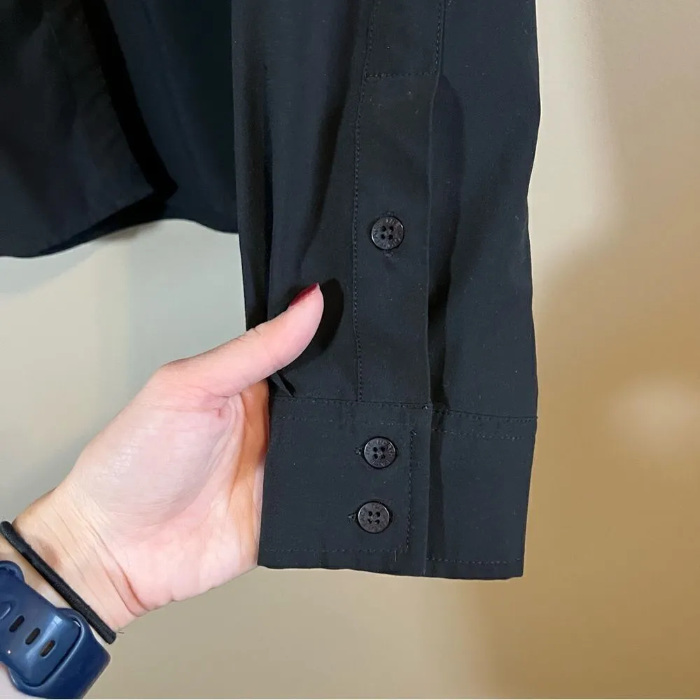✨ The North Face Women’s Black Button Down Top Large - Image 5