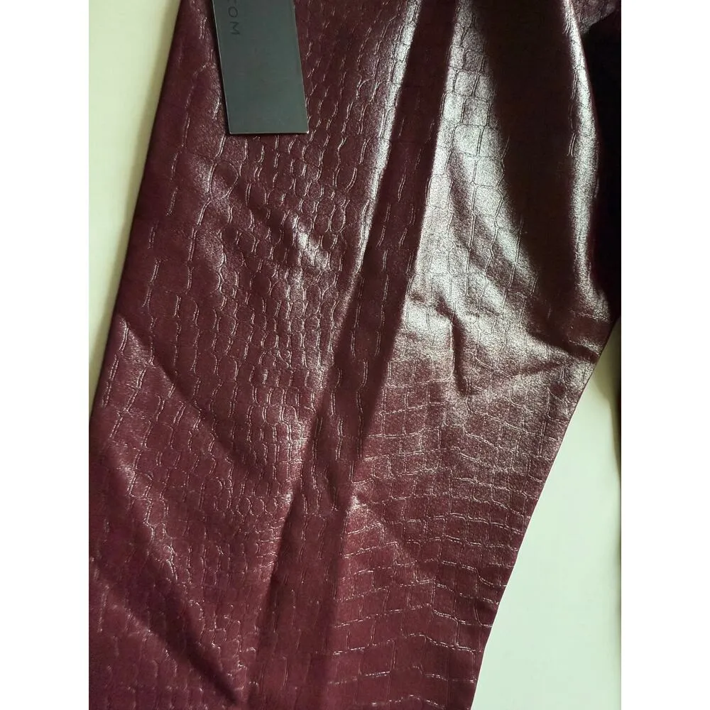 $128 New Carbon38 Takara Crocodile 7/8 Leggings - Image 5