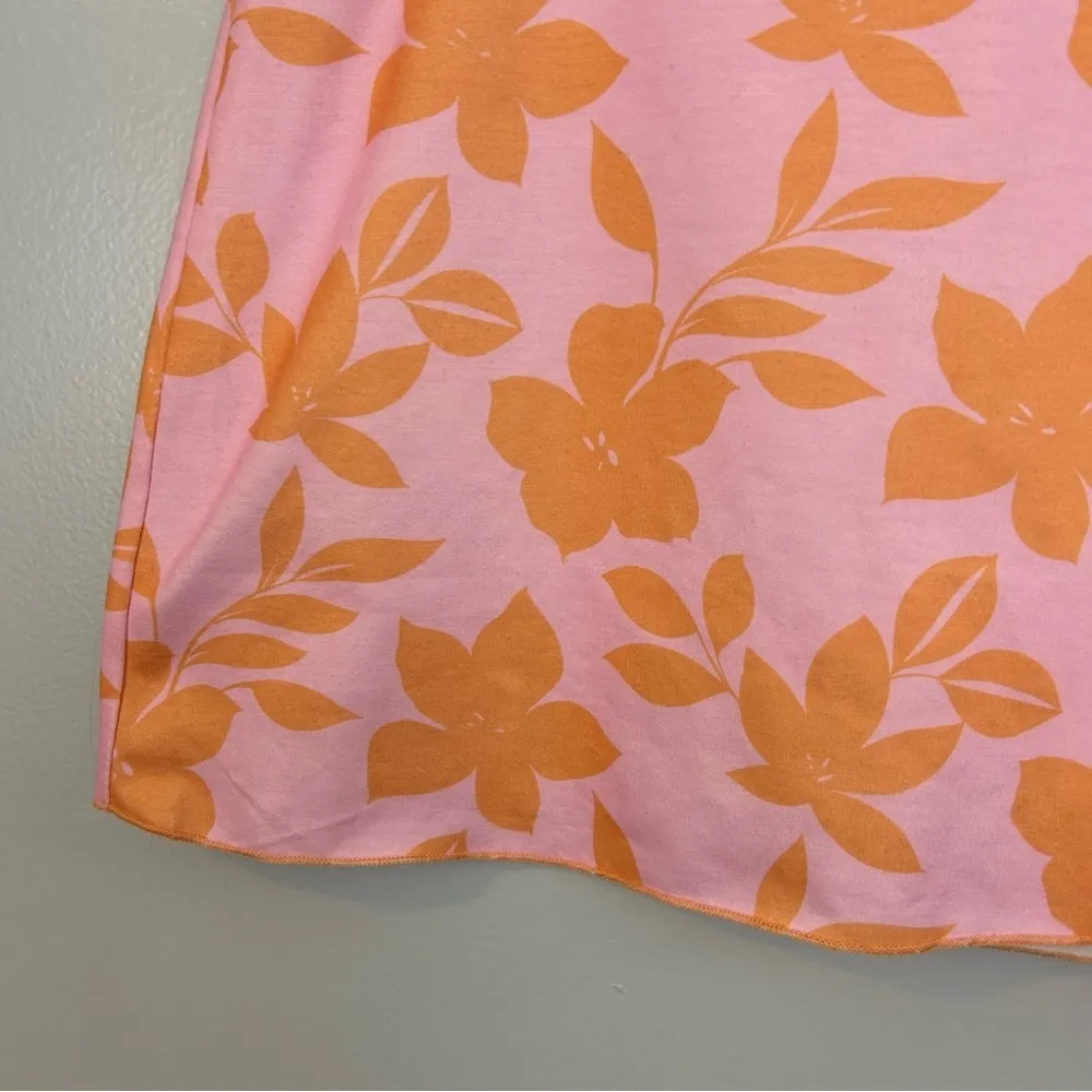 Princess Polly Pink & Orange Floral Mini Skirt Size 4 - Image 7