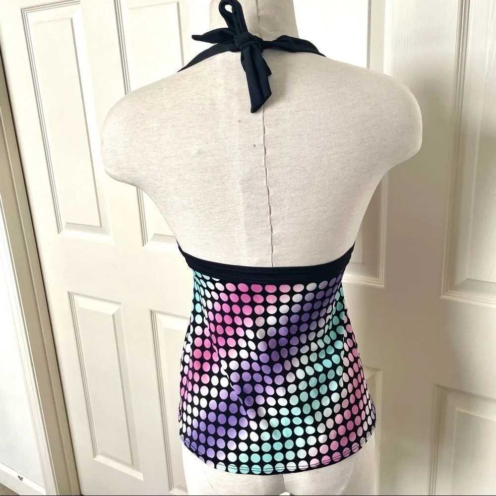 Nike polka dot tankini top size 10 - Image 3