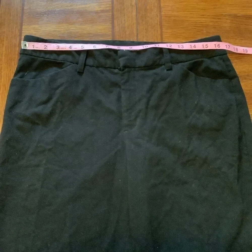𝅺GLORIA VANDERBILT Women’s Trouser Dress Pants Black Size 10 Work Professional - Image 13