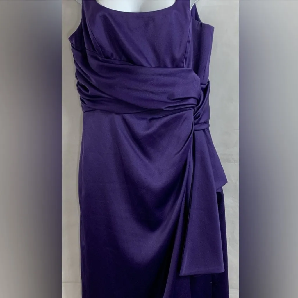 Maggy London Rich Purple Sleeveless Mini Cocktail Dress - Image 5