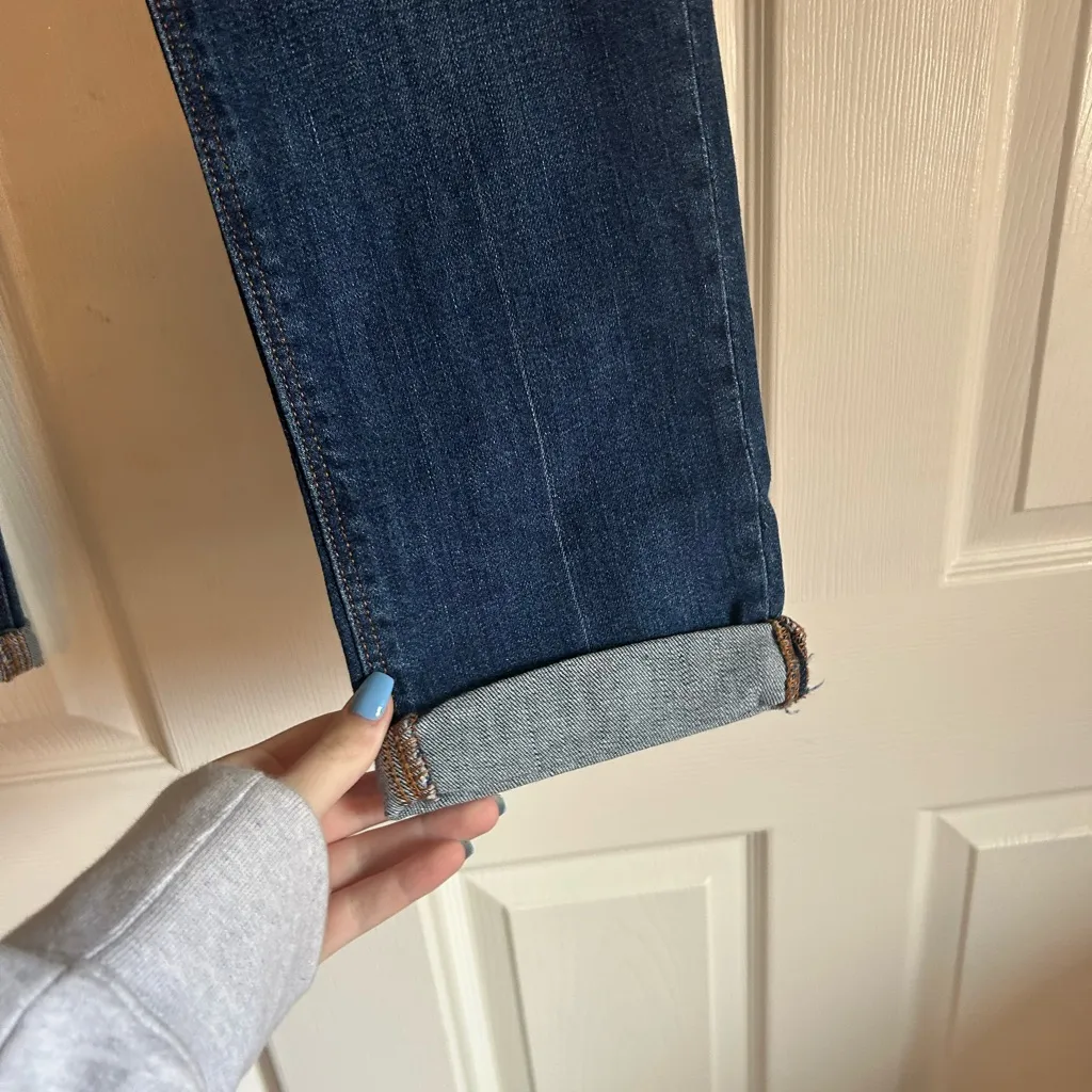 NWT Old Navy Size 4 petite dark wash jeans boyfriend - Image 6