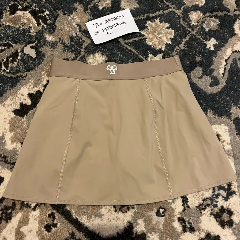 Beige TNA Activewear Skort Tan - Image 3