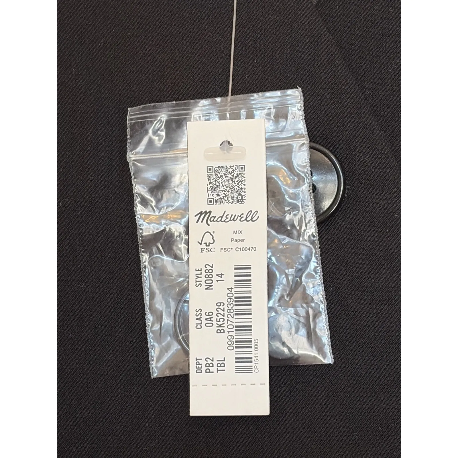 Madewell Classic Black Lined Cutaway Long Vest Womens 14 NEW NWT - Image 3