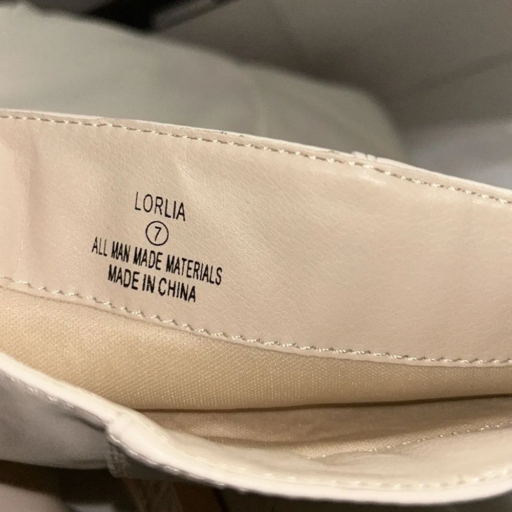 Lulus Square Mouth Ivory Boots(Size 7) - Image 7