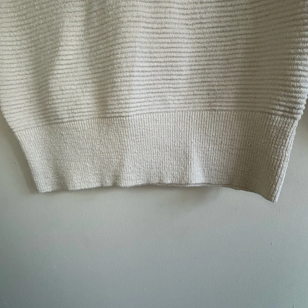 Madewell Women's Cream Crew Neck Long Sleeves Pullover Sweater Size XS - Image 12