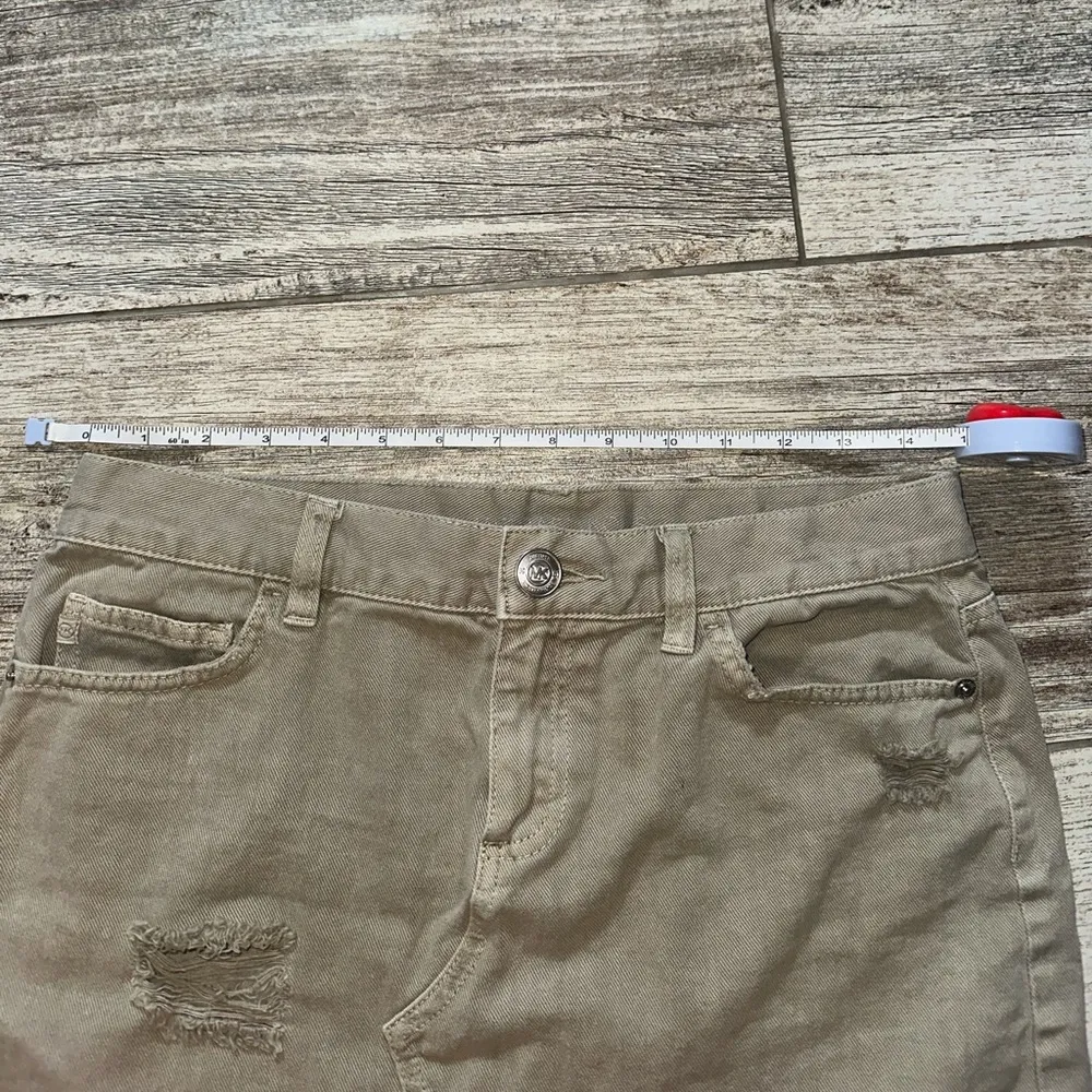 Michael Kors Distressed Denim Skirt - Image 7