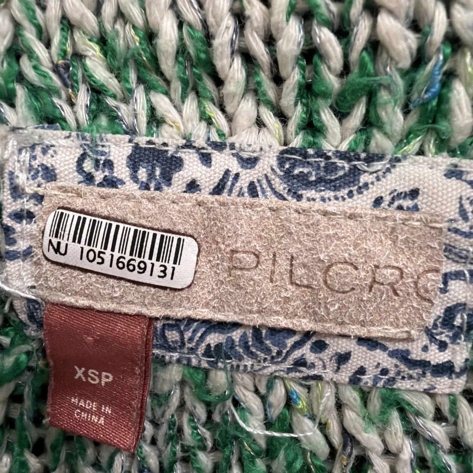 Anthropologie Pilcro Mountain Sunset Embroidered Cardigan Sweater XS Petite - Image 4