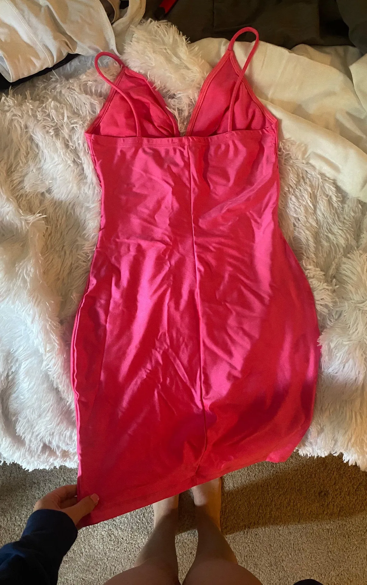 Pink mini dress - Image 3